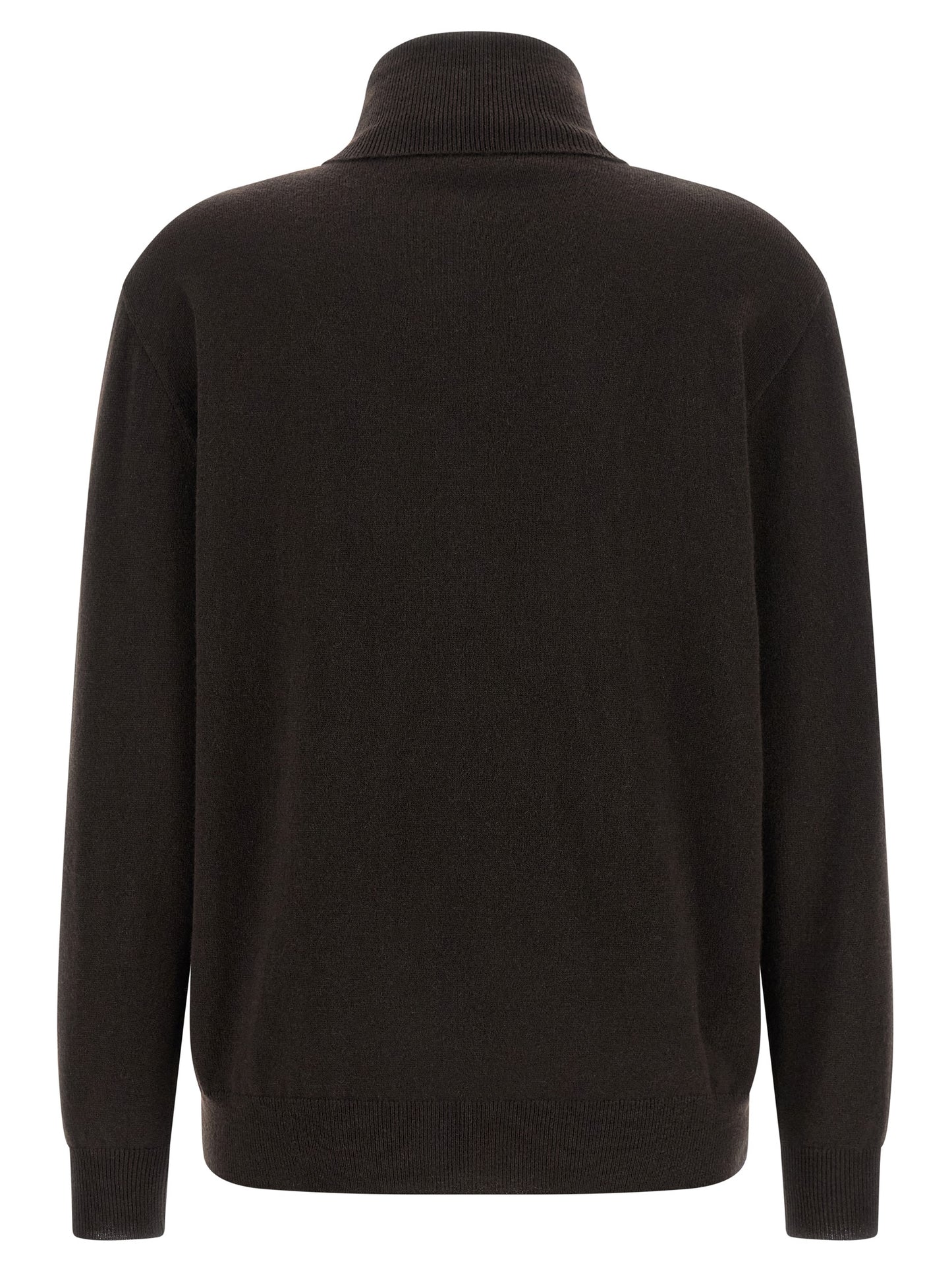 Brunello Cucinelli Brauner Kaschmir-Strickjacke