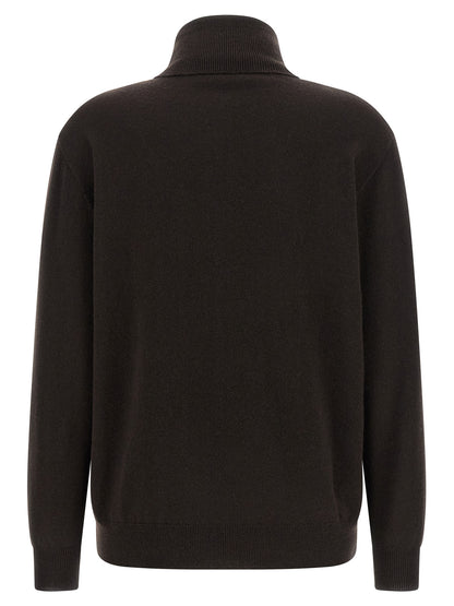 Brunello Cucinelli Brauner Kaschmir-Strickjacke