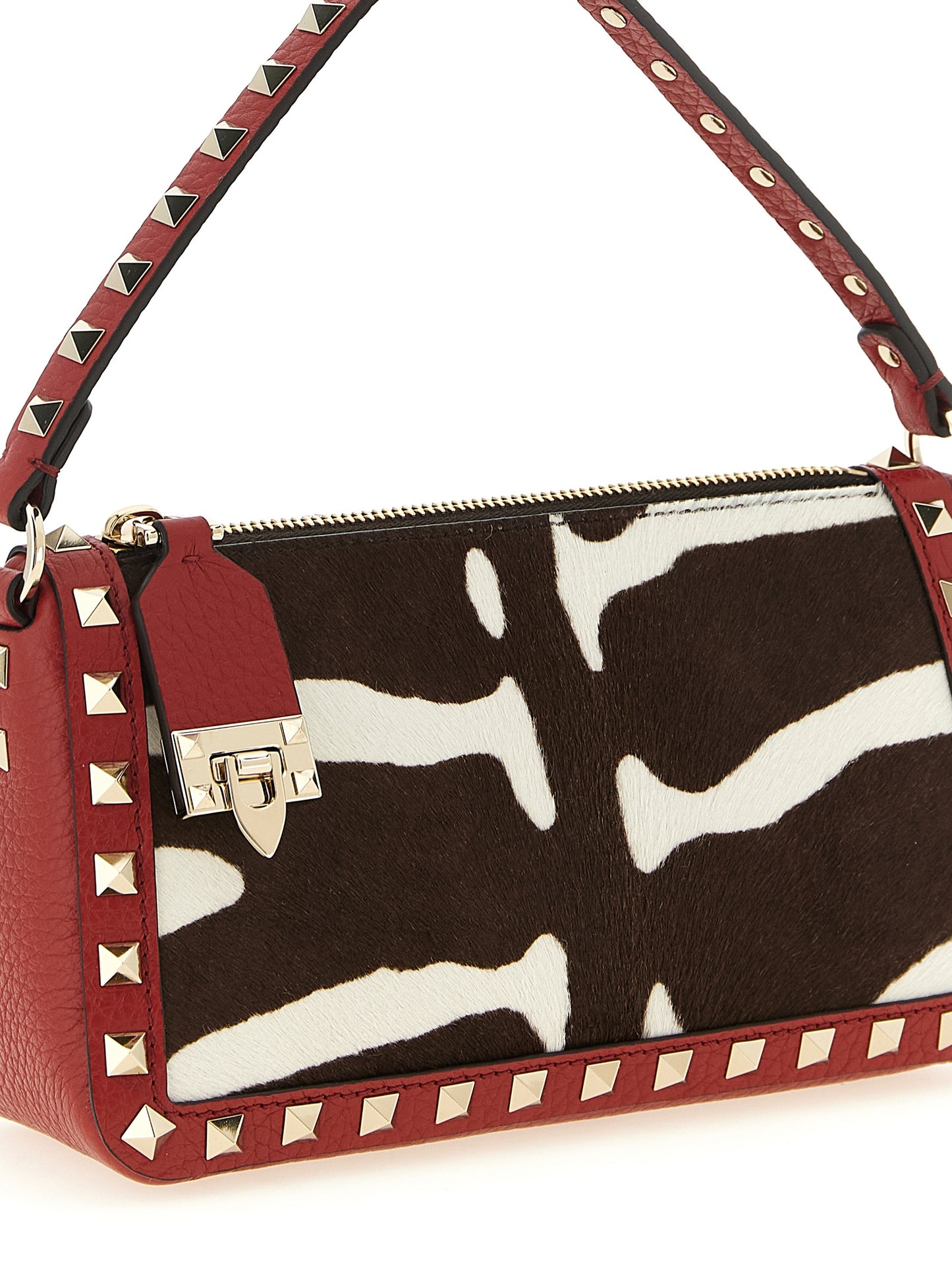 Valentino Garavani Schultertasche aus mehrfarbigem Kalbsleder