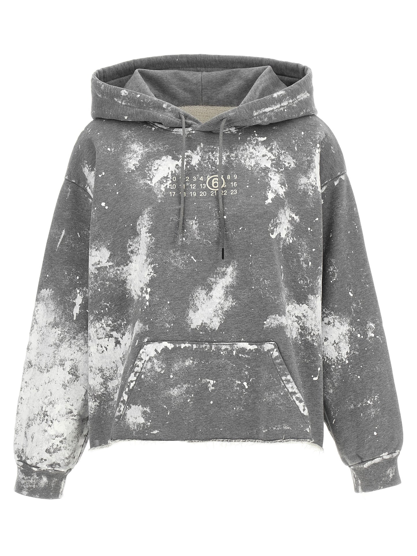MM6 Maison Margiela Grauer Baumwollpullover