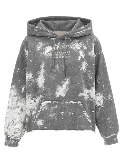 MM6 Maison Margiela Grauer Baumwollpullover