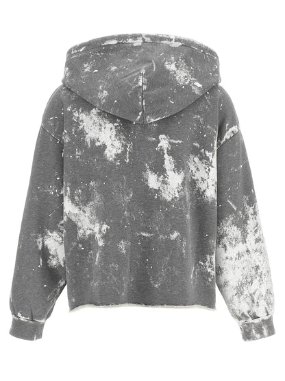 MM6 Maison Margiela Grauer Baumwollpullover