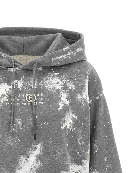 MM6 Maison Margiela Grauer Baumwollpullover