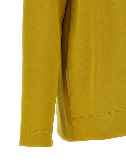 'S Max Mara Zweifarbige Baumwollkapuzenjacke