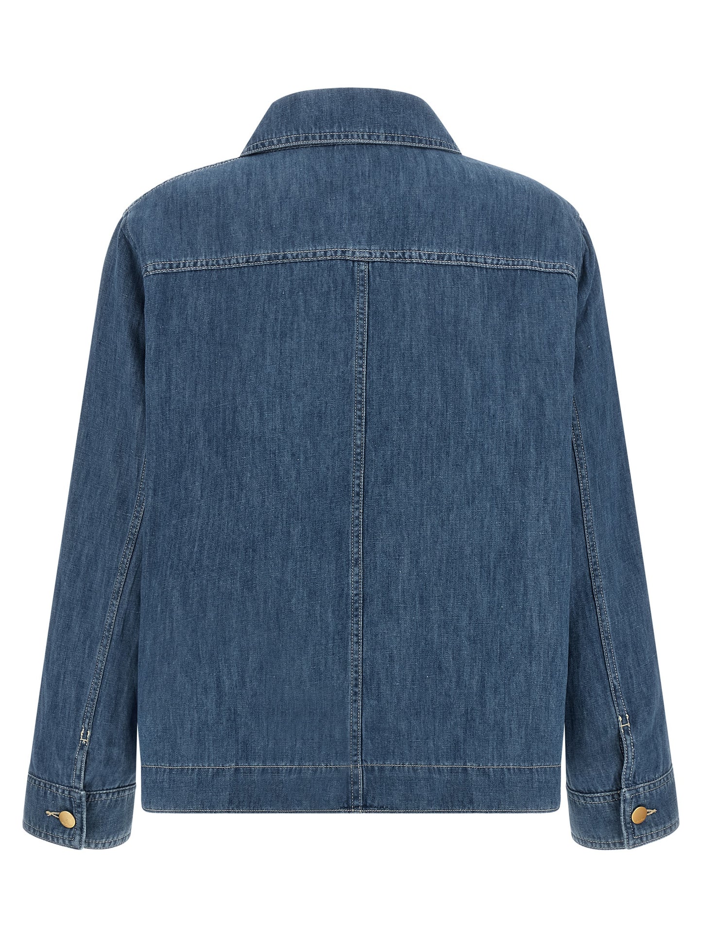 'S Max Mara Blaue Jeansjacke aus Baumwolle