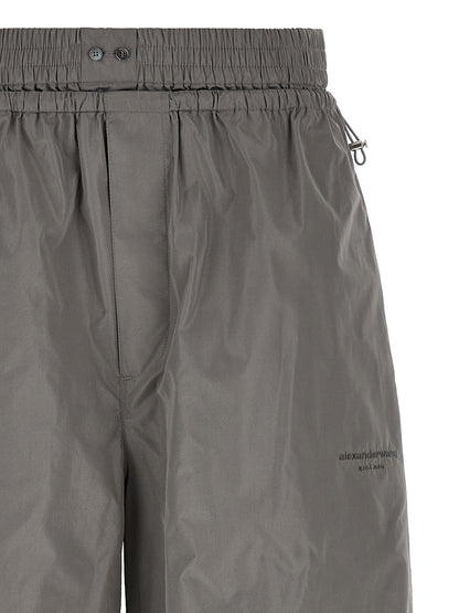Alexander Wang Graue Polyester-Sporthose