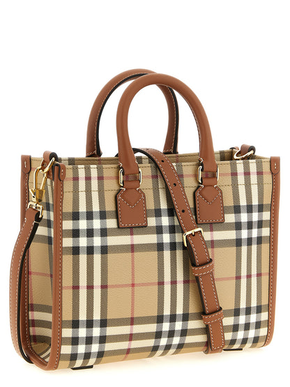 Burberry Beige Polyethylen-Tragetasche