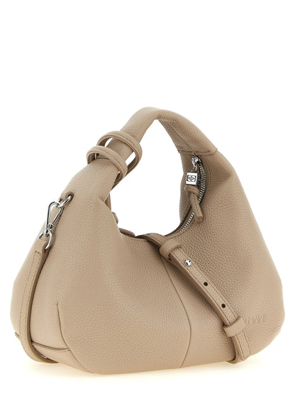 Ganni Beige Polyester Handtasche