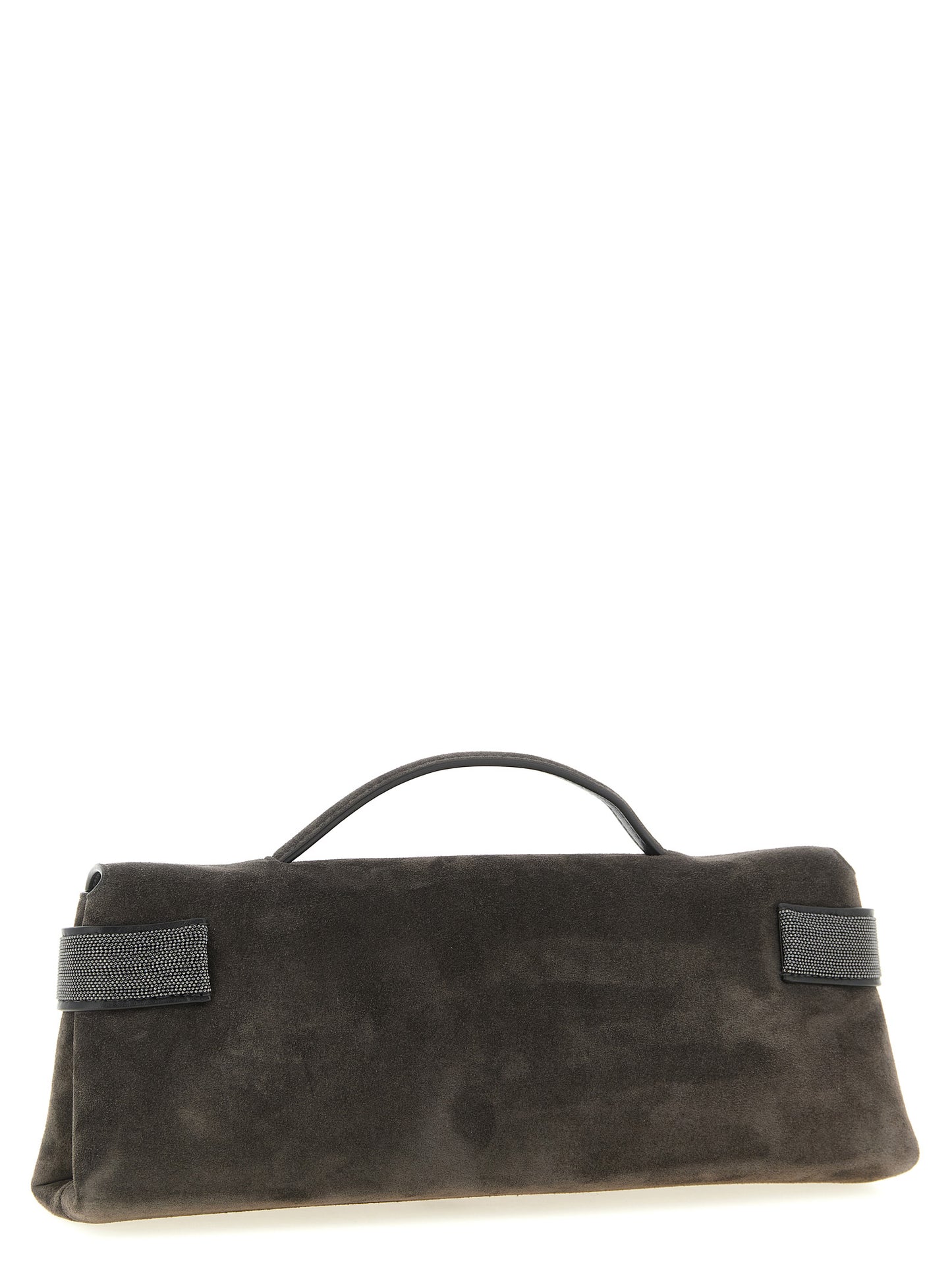 Brunello Cucinelli Braune Kalbsleder-Clutch