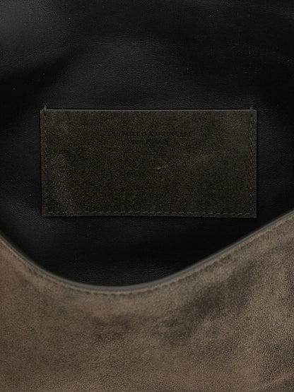 Brunello Cucinelli Braune Kalbsleder-Clutch