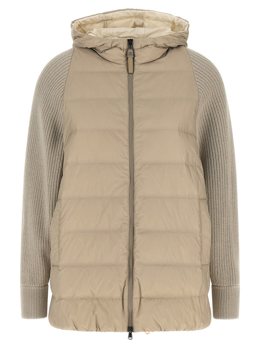 Brunello Cucinelli Beiger Wollmantel