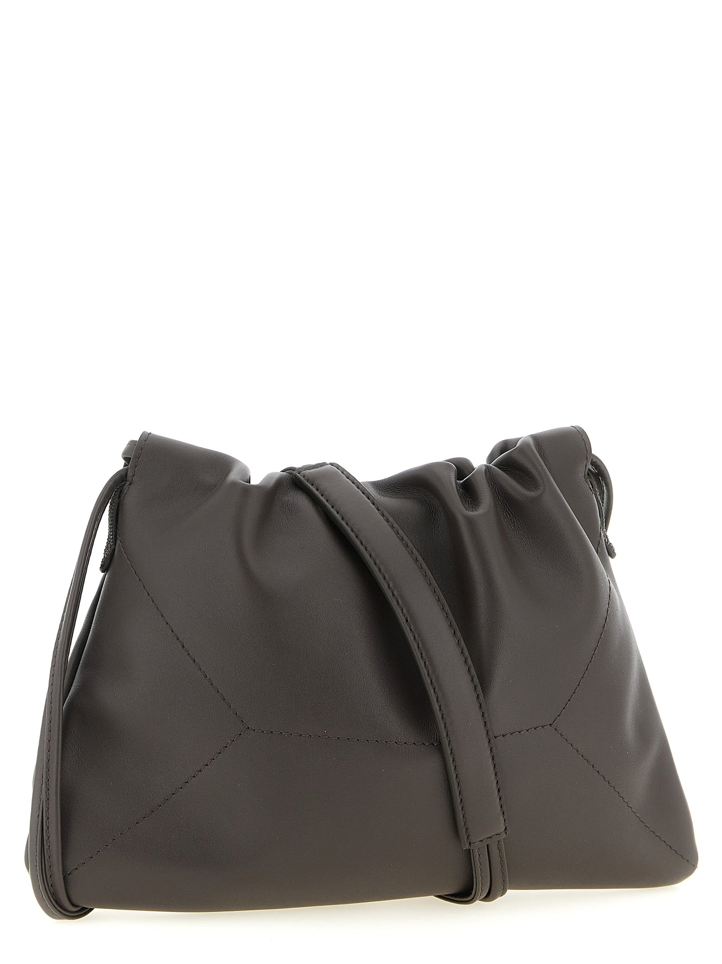 Brunello Cucinelli Braune Kalbsleder-Clutch