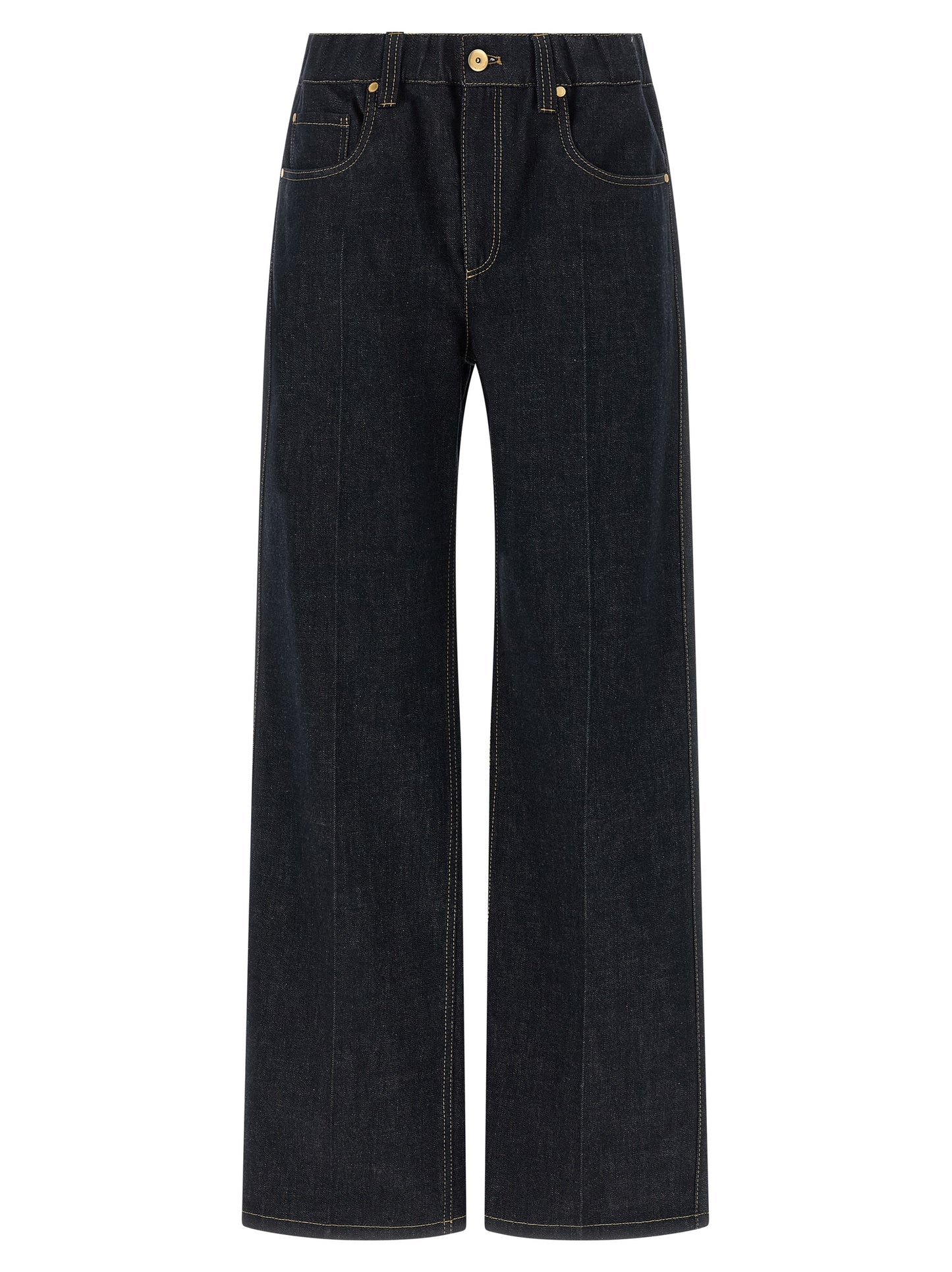 Brunello Cucinelli Blaue Baumwolljeans Denim