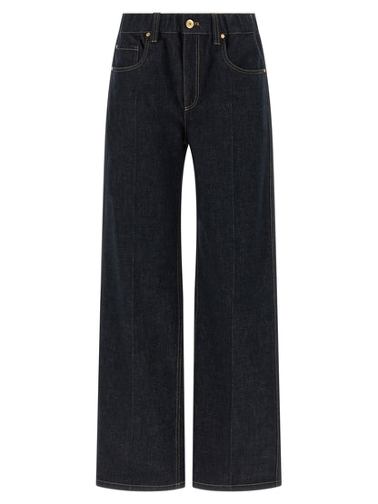 Brunello Cucinelli Blaue Baumwolljeans Denim