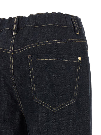 Brunello Cucinelli Blaue Baumwolljeans Denim