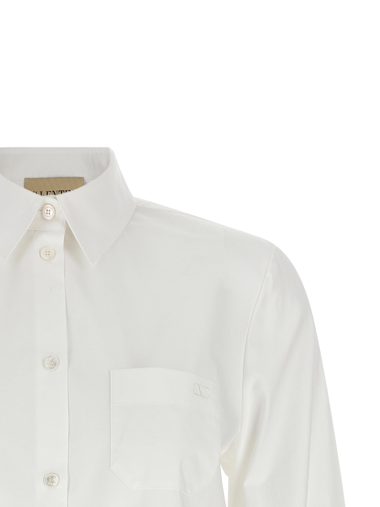 Valentino Garavani Weiße Baumwollbluse