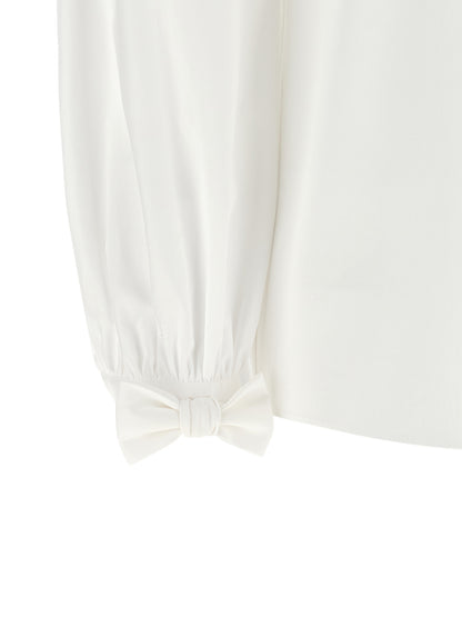 Valentino Garavani Weiße Baumwollbluse
