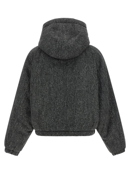 Brunello Cucinelli Graue Jacke aus reiner Schurwolle
