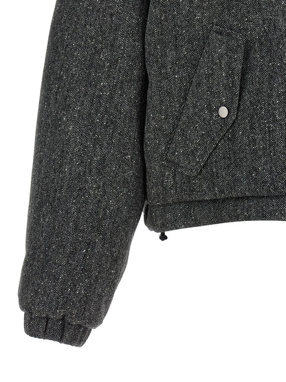 Brunello Cucinelli Graue Jacke aus reiner Schurwolle