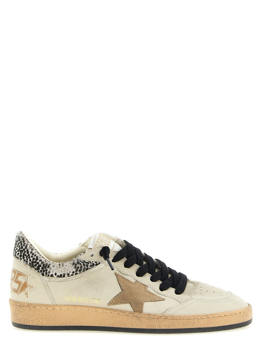 Golden Goose Beige Ziegenleder Low-Top-Sneaker