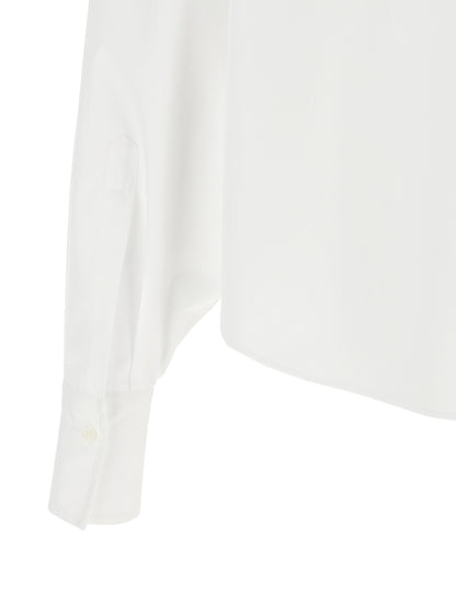 Brunello Cucinelli Weiße Baumwollbluse