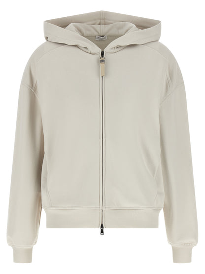 Brunello Cucinelli Beige Baumwoll-Sweatshirt – Produktansicht 1 | Arca Lucia