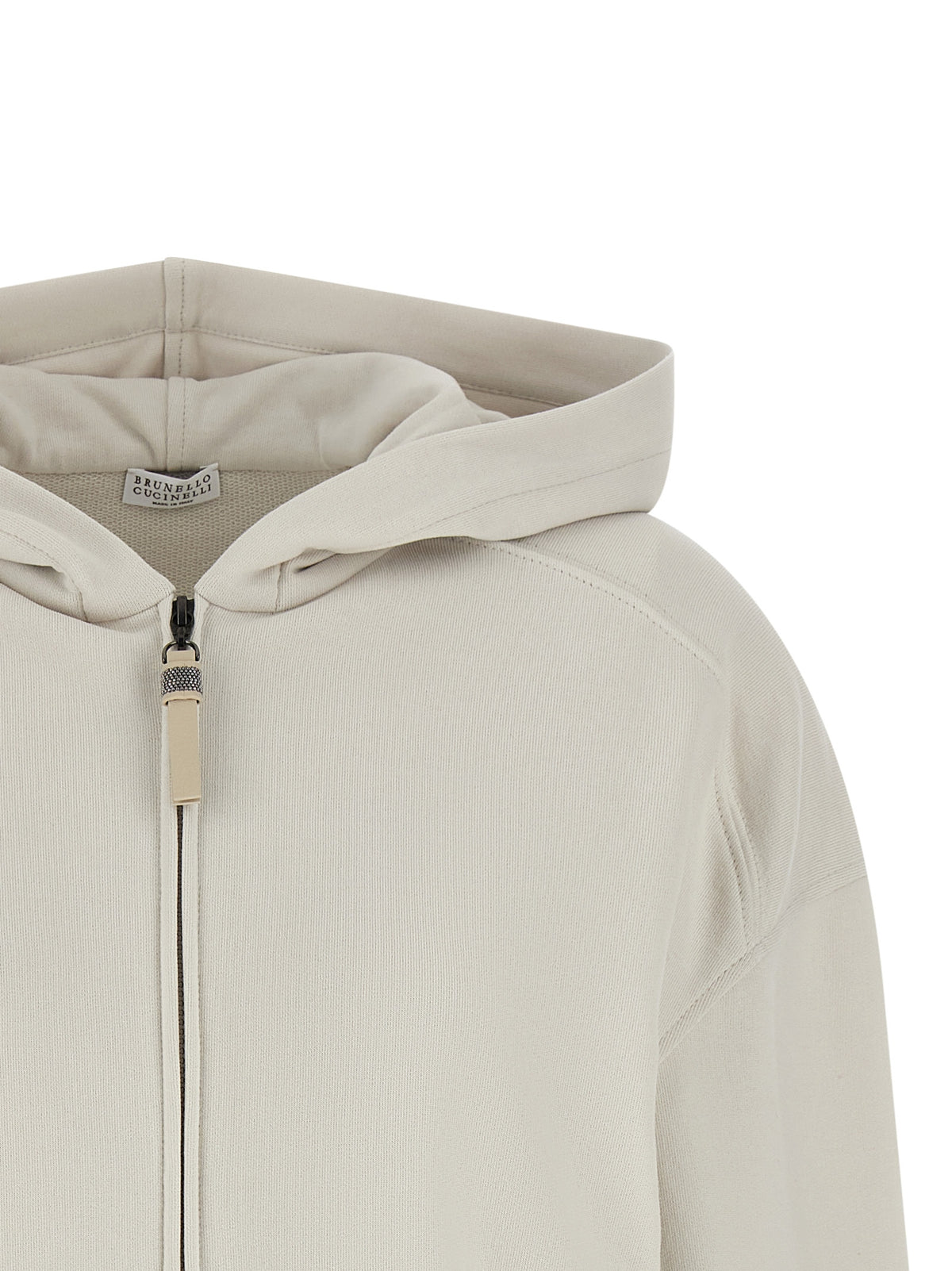 Brunello Cucinelli Beige Baumwoll-Sweatshirt – Produktansicht 3 | Arca Lucia