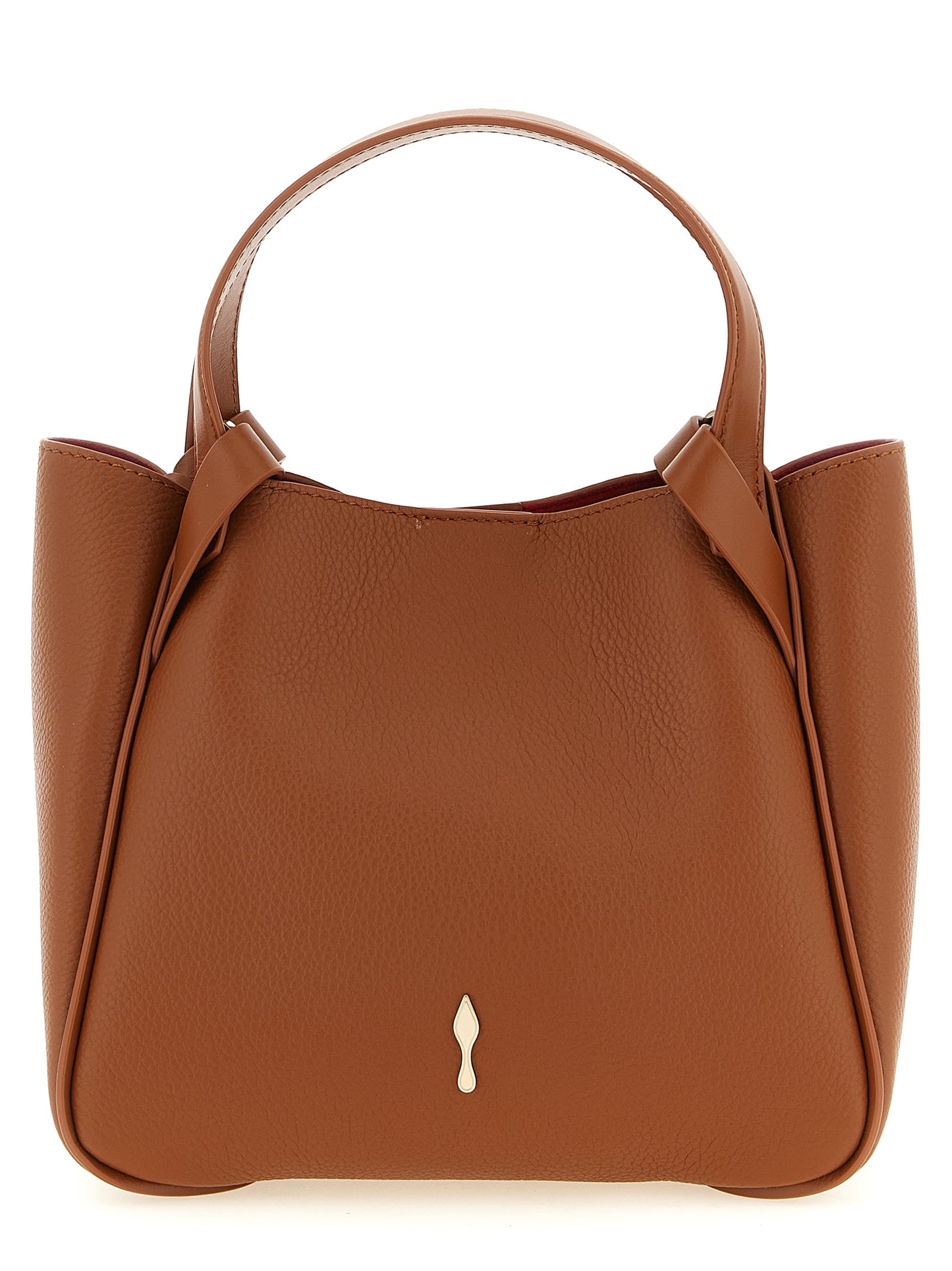 Christian Louboutin Braune Kalbsleder-Tote Bag