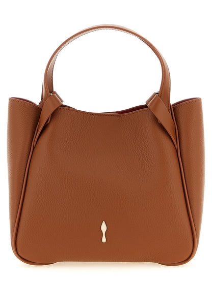 Christian Louboutin Braune Kalbsleder-Tote Bag