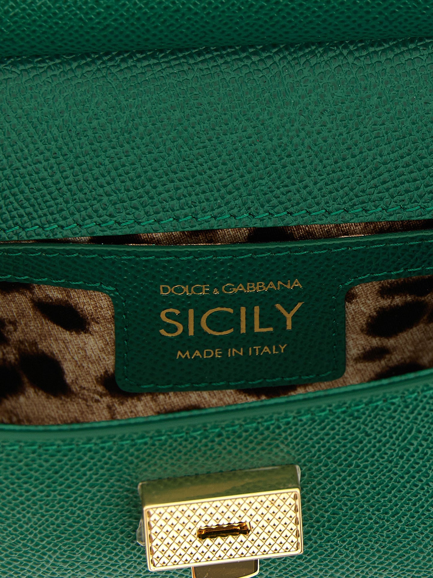Dolce & Gabbana Zweifarbige Kalbsleder-Handtasche