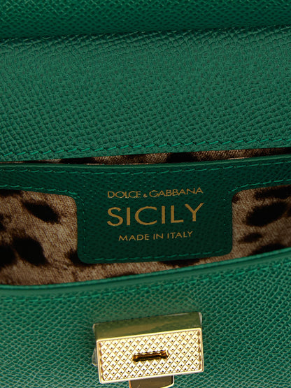Dolce & Gabbana Zweifarbige Kalbsleder-Handtasche