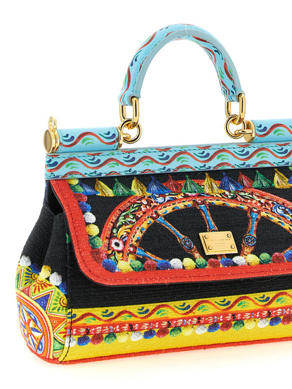 Dolce & Gabbana Multicolor Viscose Handbag