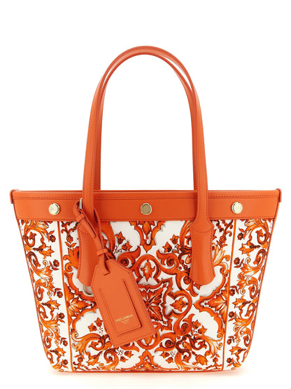 Dolce & Gabbana Orange Baumwolltasche