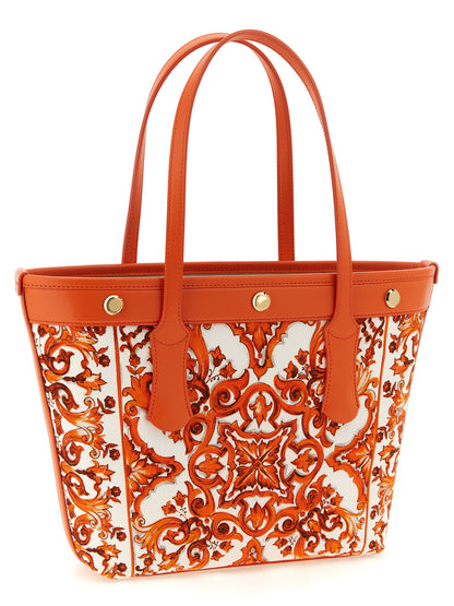 Dolce & Gabbana Orange Baumwolltasche