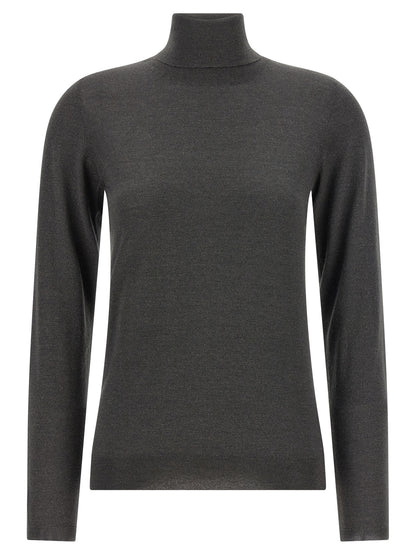 Brunello Cucinelli Grauer Kaschmir-Strickjacke