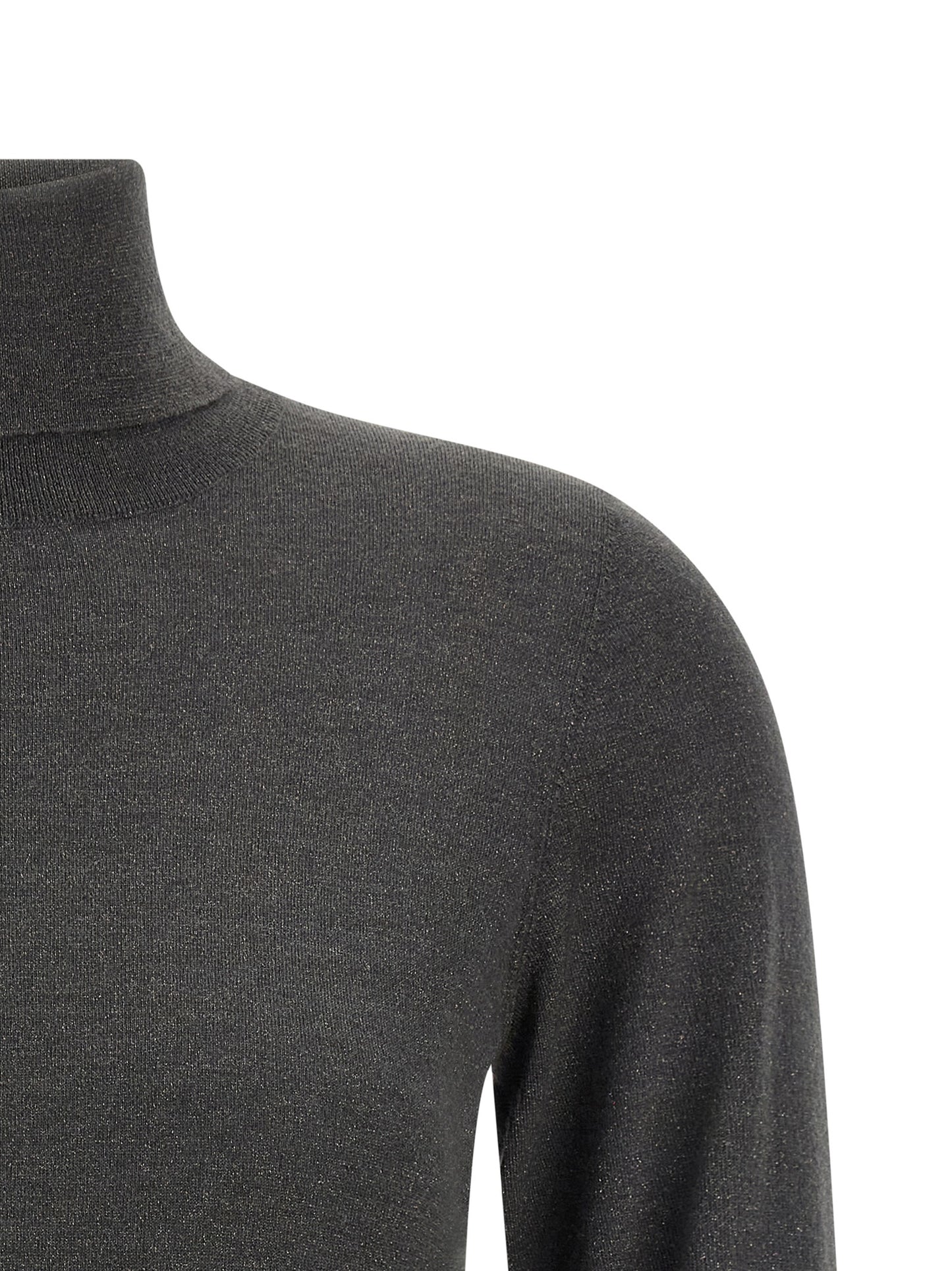 Brunello Cucinelli Grauer Kaschmir-Strickjacke
