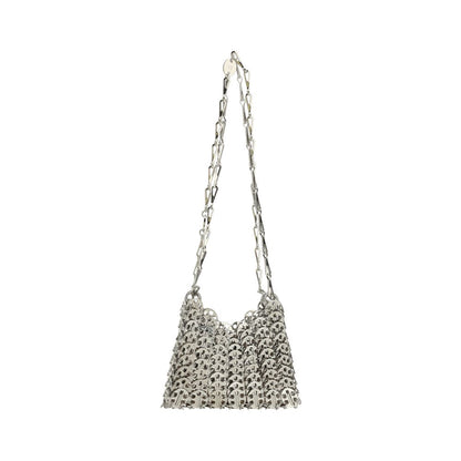 Rabanne Graue Lammleder Schultertasche Ovis Aries Aries