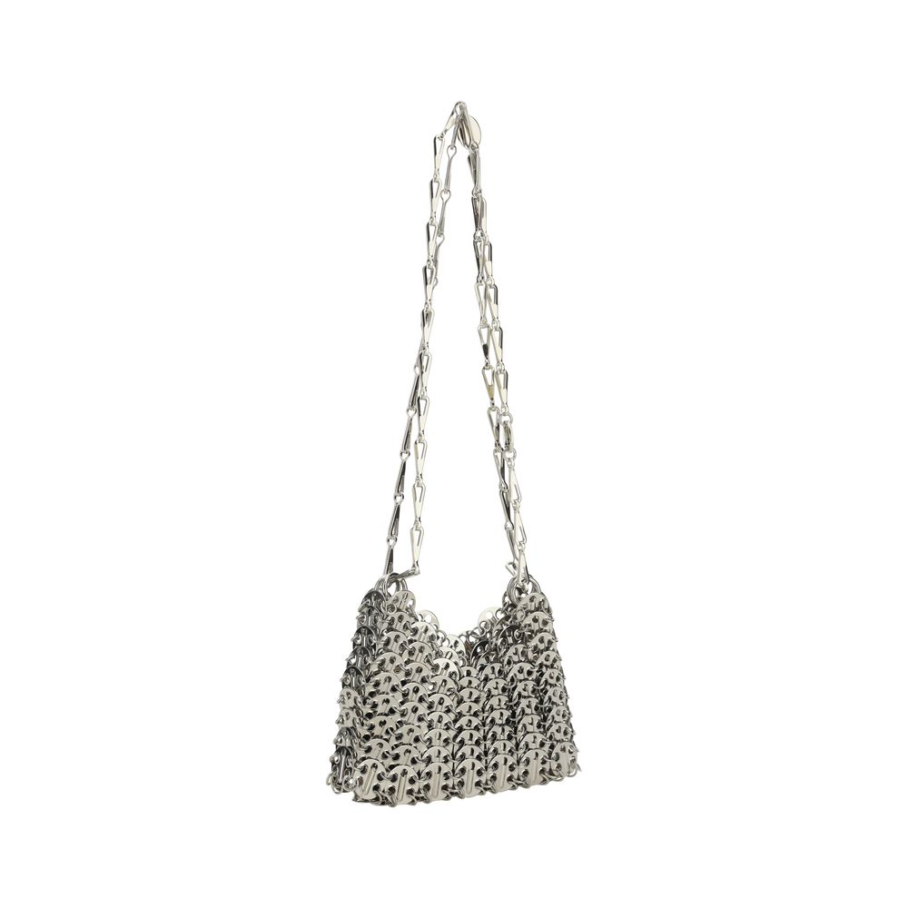 Rabanne Graue Lammleder Schultertasche Ovis Aries Aries
