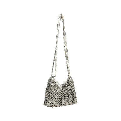 Rabanne Graue Lammleder Schultertasche Ovis Aries Aries