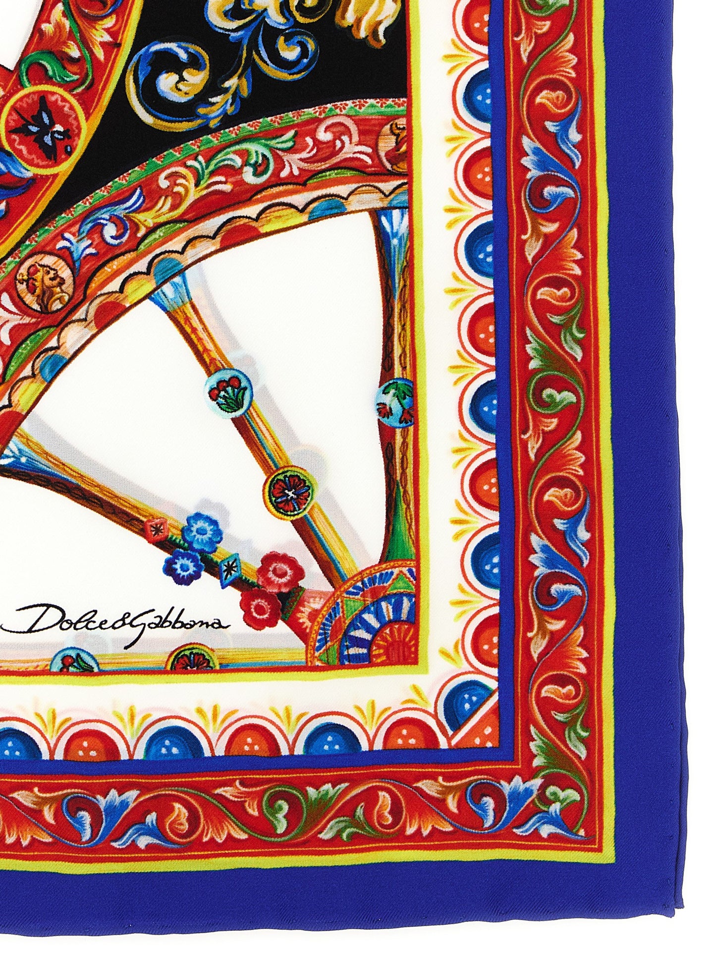 Dolce & Gabbana Mehrfarbiger Seidenschal