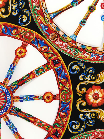 Dolce & Gabbana Mehrfarbiger Seidenschal