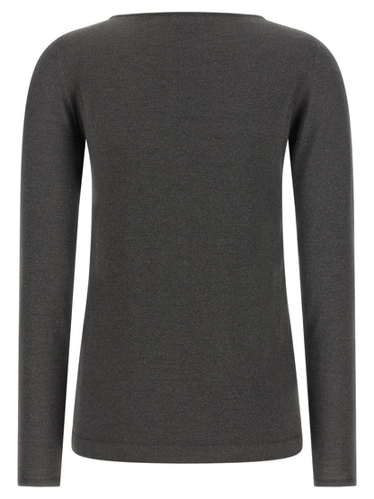 Brunello Cucinelli Grauer Kaschmir-Strickjacke
