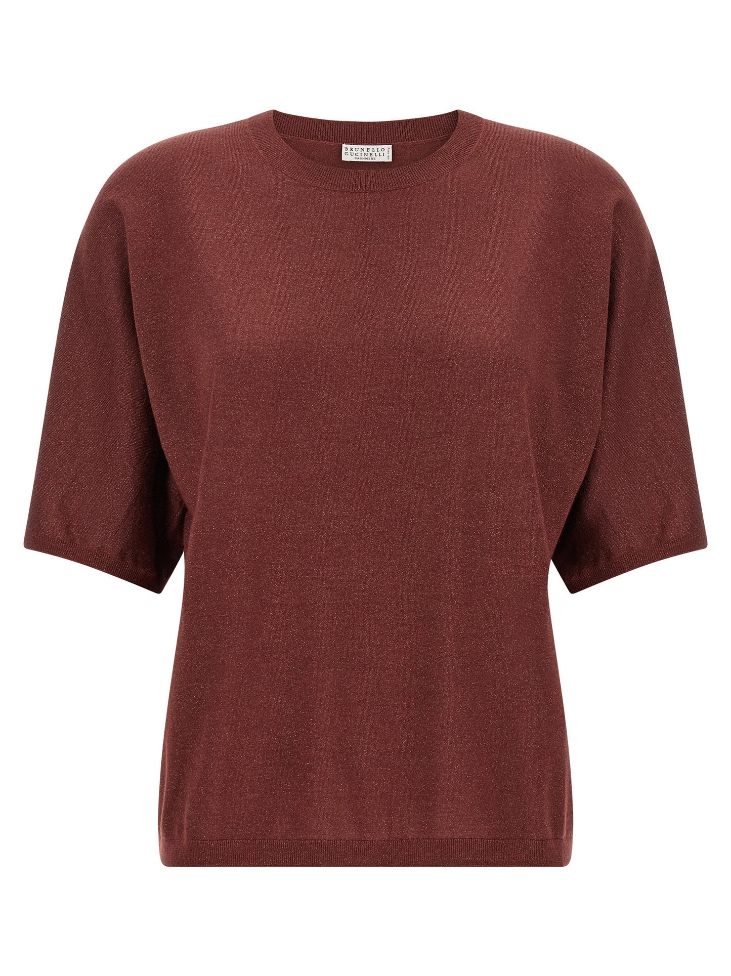 Brunello Cucinelli Kaschmir-Strickjacke in Bordeaux
