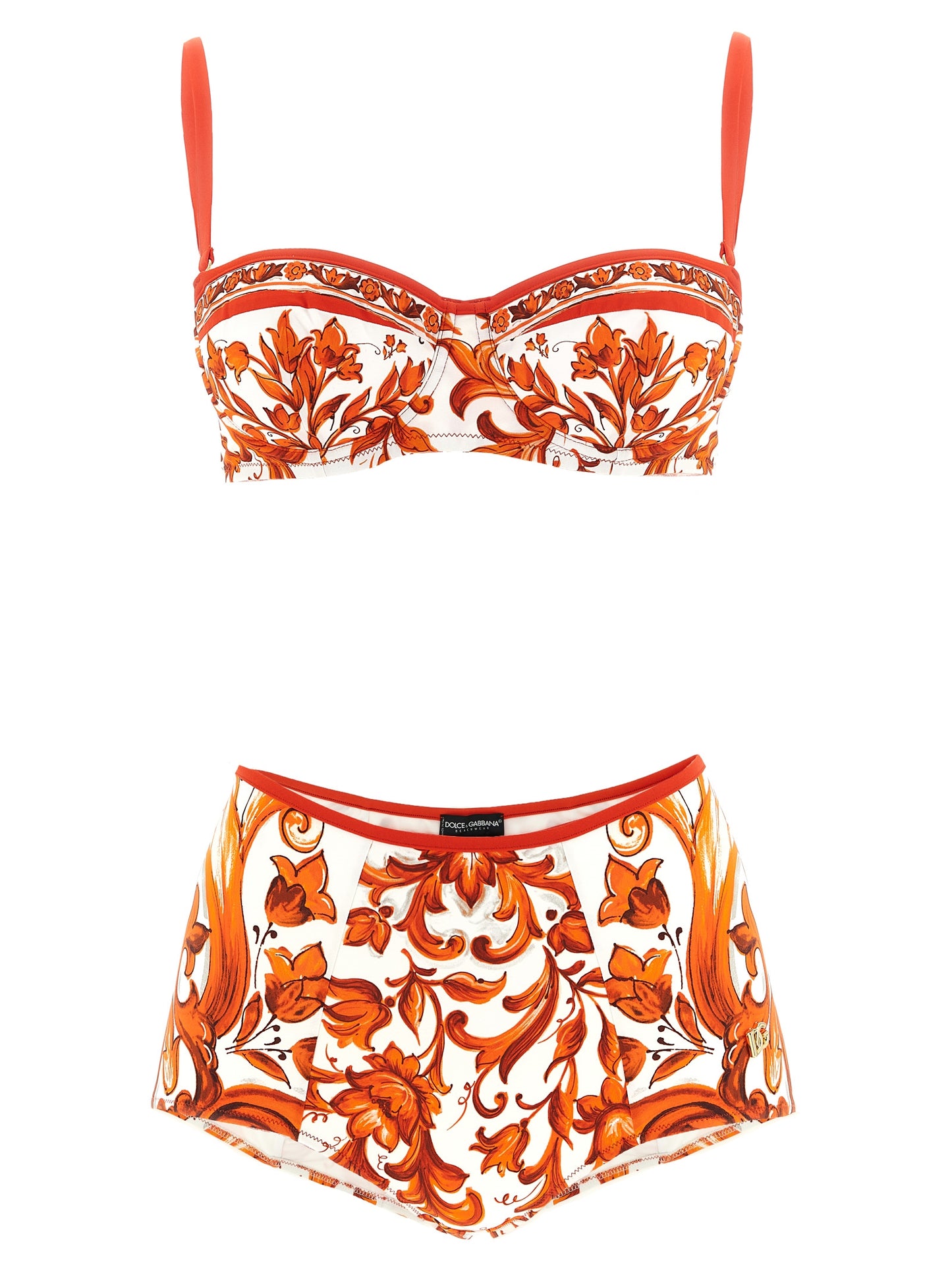 Dolce & Gabbana Orange Polyamid-Bikini