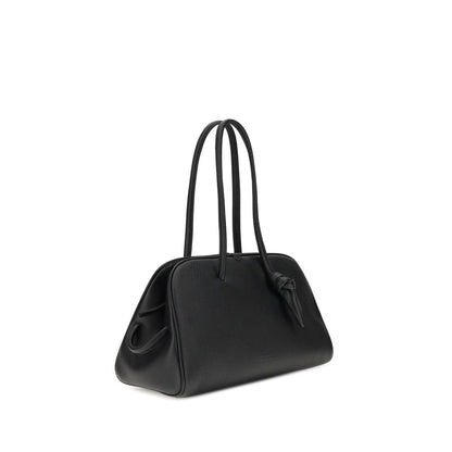 Jacquemus Schwarze Kalbsleder Bos Taurus Handtasche