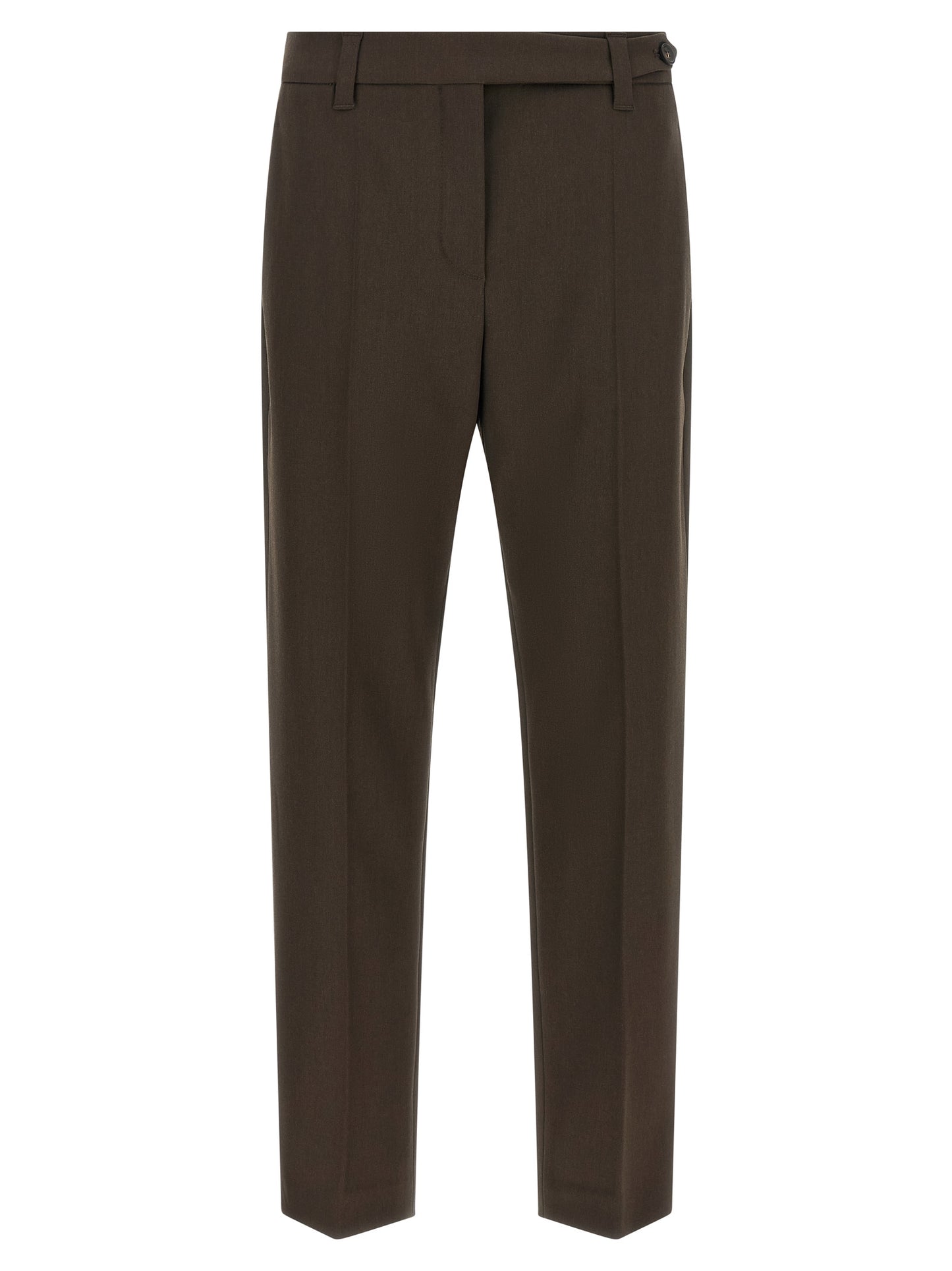 Brunello Cucinelli Braune Hose aus Schurwolle