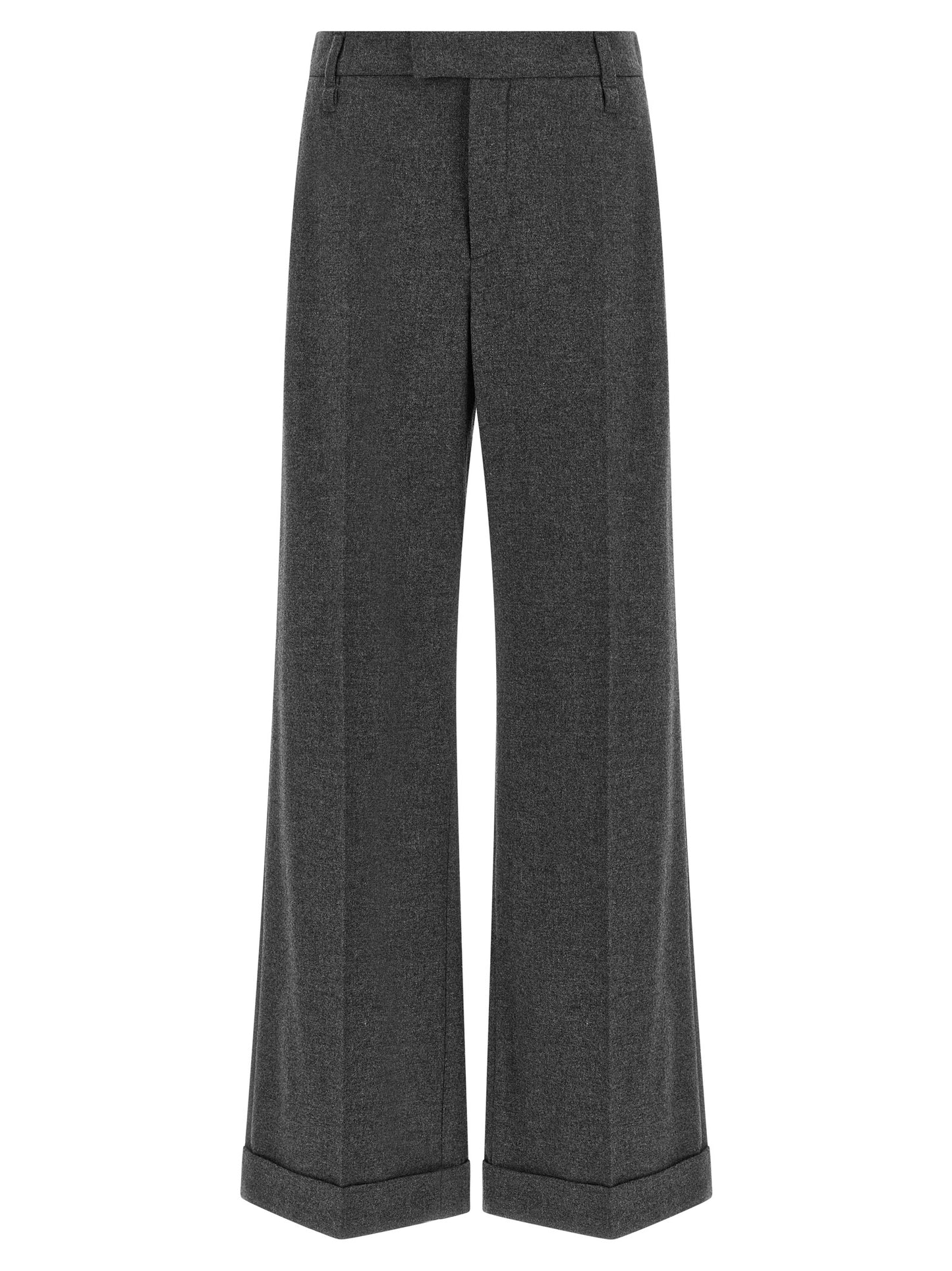 Brunello Cucinelli Graue Hose aus reiner Schurwolle