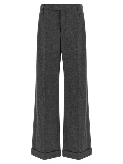 Brunello Cucinelli Graue Hose aus reiner Schurwolle