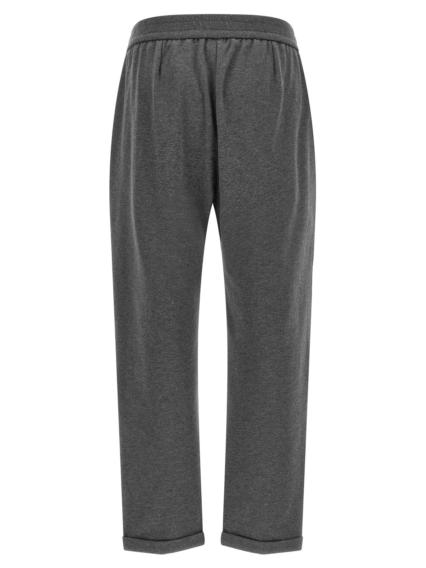 Brunello Cucinelli Graue Baumwoll-Freizeithose