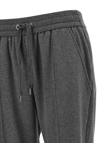 Brunello Cucinelli Graue Baumwoll-Freizeithose